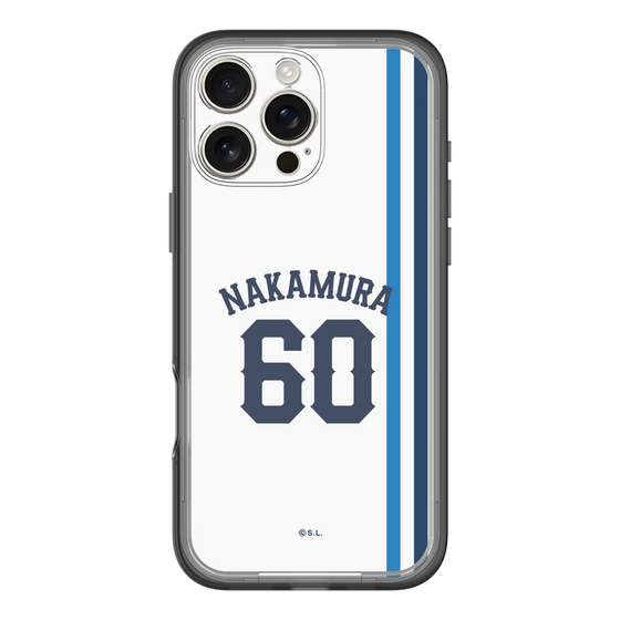 スリムプロテクションプレミアムケース［ 埼玉西武ライオンズ- #60 NAKAMURA - ホーム ］
