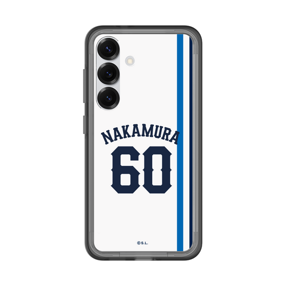 スリムプロテクションプレミアムケース［ 埼玉西武ライオンズ- #60 NAKAMURA - ホーム ］