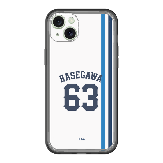 スリムプロテクションプレミアムケース［ 埼玉西武ライオンズ- #63 HASEGAWA - ホーム ］