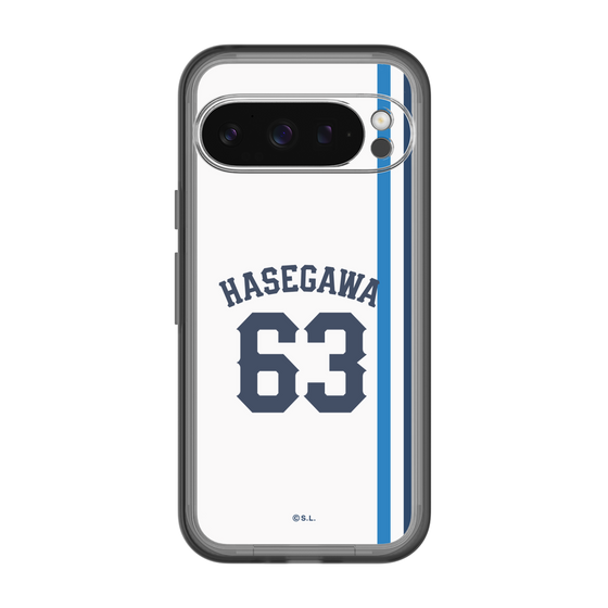 スリムプロテクションプレミアムケース［ 埼玉西武ライオンズ- #63 HASEGAWA - ホーム ］