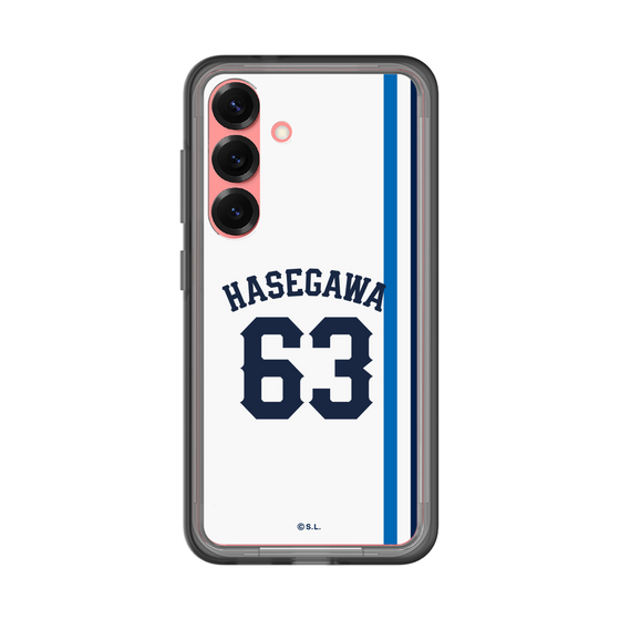 スリムプロテクションプレミアムケース［ 埼玉西武ライオンズ- #63 HASEGAWA - ホーム ］