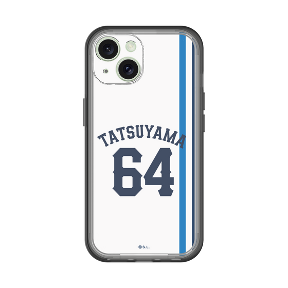 スリムプロテクションプレミアムケース［ 埼玉西武ライオンズ- #64 TATSUYAMA - ホーム ］