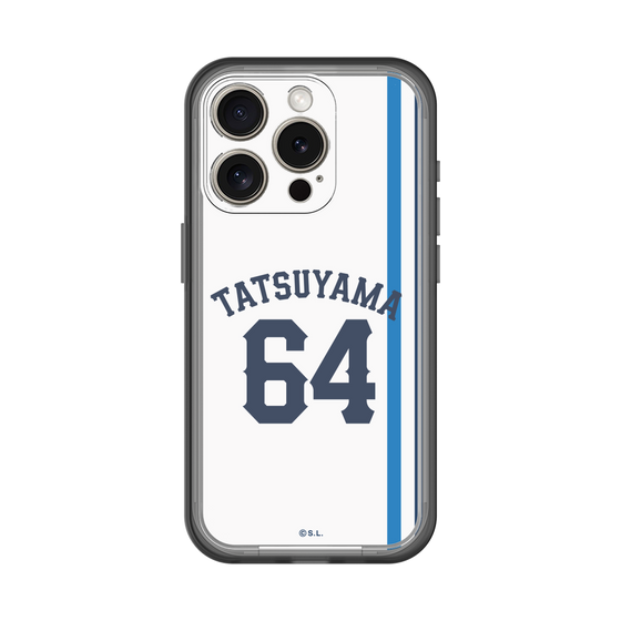 スリムプロテクションプレミアムケース［ 埼玉西武ライオンズ- #64 TATSUYAMA - ホーム ］