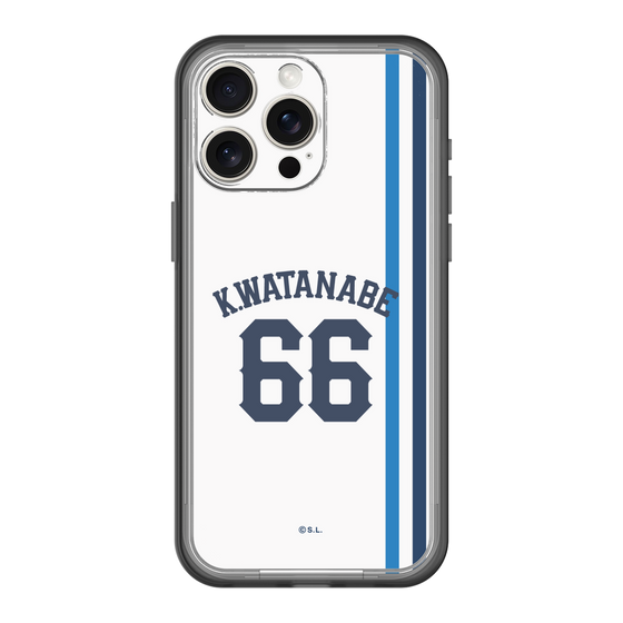 スリムプロテクションプレミアムケース［ 埼玉西武ライオンズ- #66 WATANABE - ホーム ］
