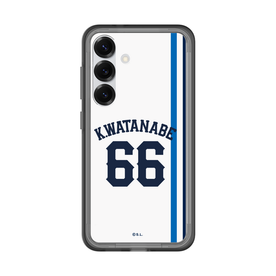 スリムプロテクションプレミアムケース［ 埼玉西武ライオンズ- #66 WATANABE - ホーム ］