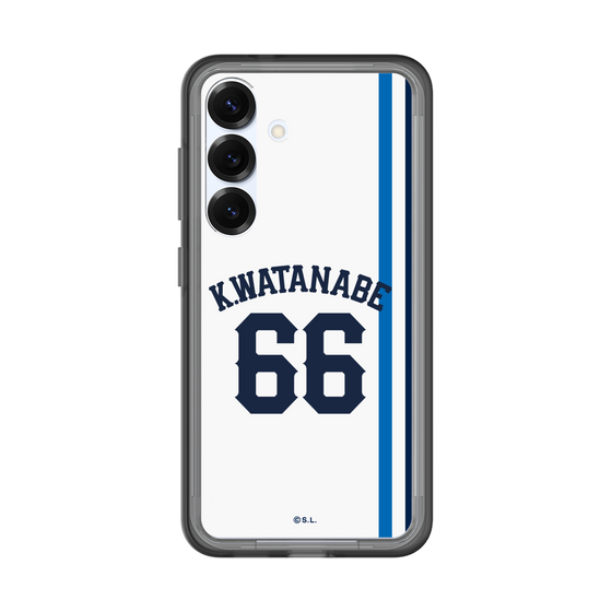 スリムプロテクションプレミアムケース［ 埼玉西武ライオンズ- #66 WATANABE - ホーム ］