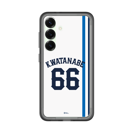 スリムプロテクションプレミアムケース［ 埼玉西武ライオンズ- #66 WATANABE - ホーム ］