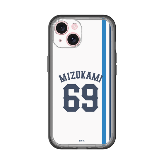 スリムプロテクションプレミアムケース［ 埼玉西武ライオンズ- #69 MIZUKAMI - ホーム ］