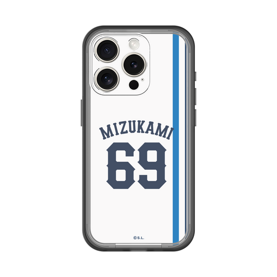 スリムプロテクションプレミアムケース［ 埼玉西武ライオンズ- #69 MIZUKAMI - ホーム ］