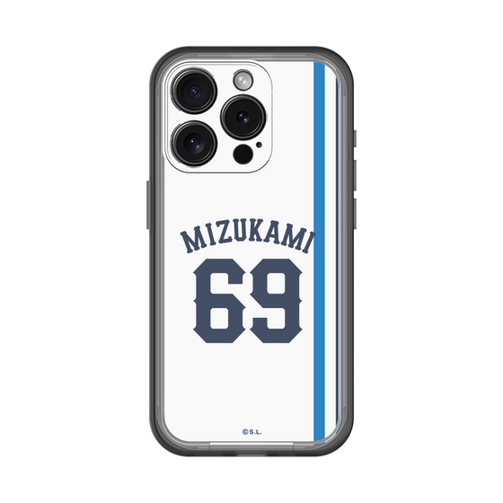 スリムプロテクションプレミアムケース［ 埼玉西武ライオンズ- #69 MIZUKAMI - ホーム ］