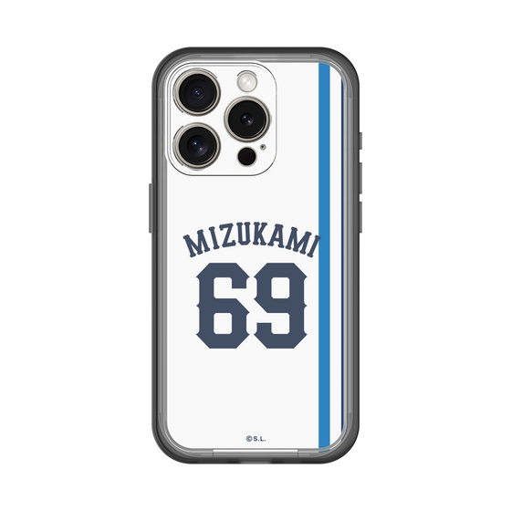 スリムプロテクションプレミアムケース［ 埼玉西武ライオンズ- #69 MIZUKAMI - ホーム ］
