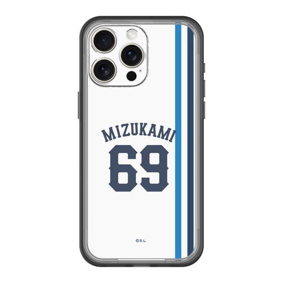 スリムプロテクションプレミアムケース［ 埼玉西武ライオンズ- #69 MIZUKAMI - ホーム ］