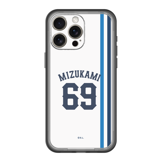 スリムプロテクションプレミアムケース［ 埼玉西武ライオンズ- #69 MIZUKAMI - ホーム ］