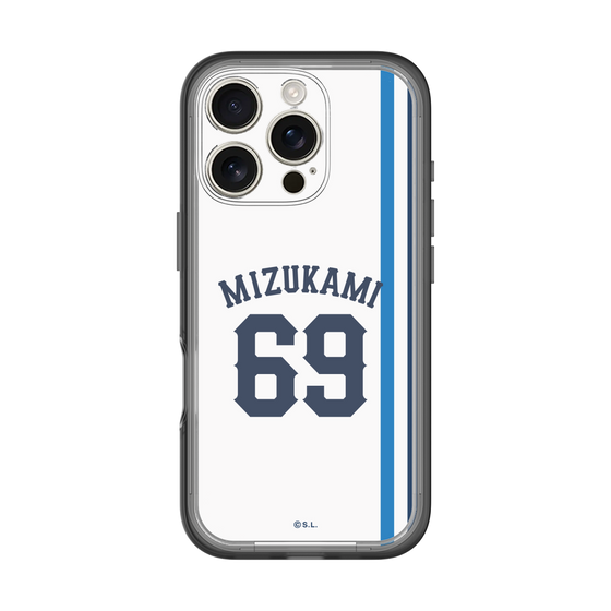 スリムプロテクションプレミアムケース［ 埼玉西武ライオンズ- #69 MIZUKAMI - ホーム ］