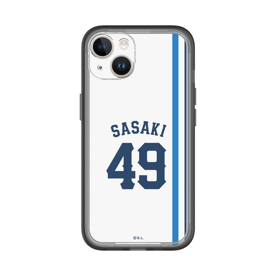 スリムプロテクションプレミアムケース［ 埼玉西武ライオンズ- #49 SASAKI - ホーム ］