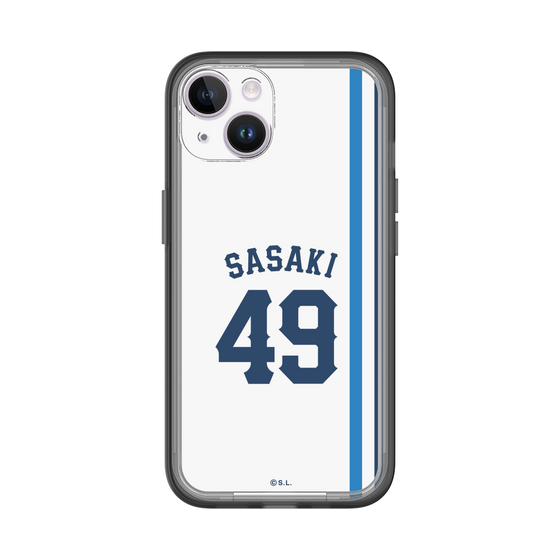 スリムプロテクションプレミアムケース［ 埼玉西武ライオンズ- #49 SASAKI - ホーム ］