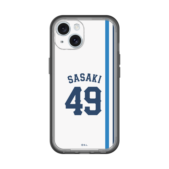 スリムプロテクションプレミアムケース［ 埼玉西武ライオンズ- #49 SASAKI - ホーム ］
