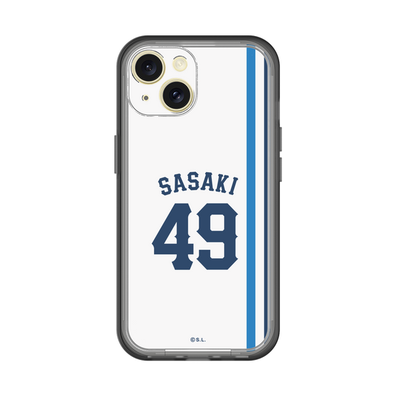 スリムプロテクションプレミアムケース［ 埼玉西武ライオンズ- #49 SASAKI - ホーム ］
