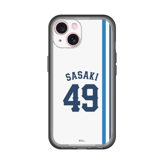 スリムプロテクションプレミアムケース［ 埼玉西武ライオンズ- #49 SASAKI - ホーム ］