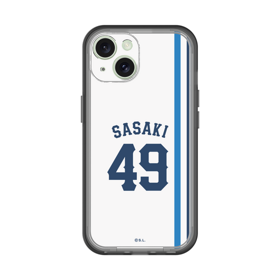 スリムプロテクションプレミアムケース［ 埼玉西武ライオンズ- #49 SASAKI - ホーム ］