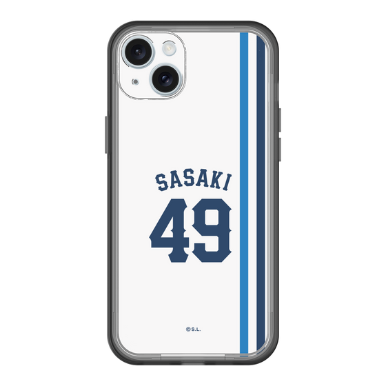 スリムプロテクションプレミアムケース［ 埼玉西武ライオンズ- #49 SASAKI - ホーム ］