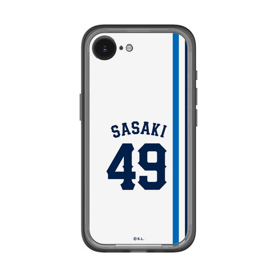 スリムプロテクションプレミアムケース［ 埼玉西武ライオンズ- #49 SASAKI - ホーム ］