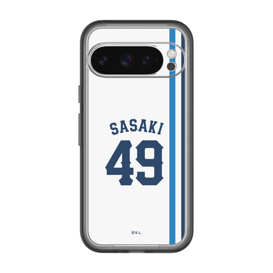 スリムプロテクションプレミアムケース［ 埼玉西武ライオンズ- #49 SASAKI - ホーム ］