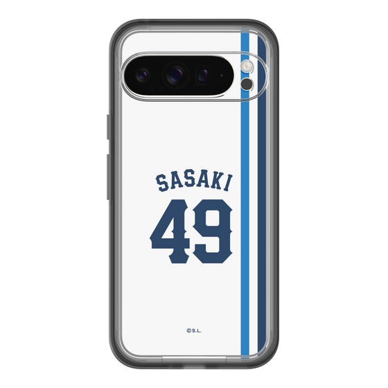 スリムプロテクションプレミアムケース［ 埼玉西武ライオンズ- #49 SASAKI - ホーム ］