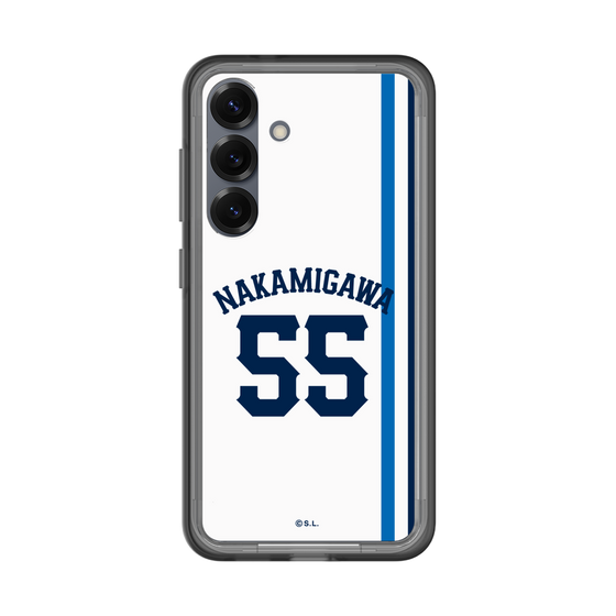 スリムプロテクションプレミアムケース［ 埼玉西武ライオンズ- #55 NAKAMIGAWA - ホーム ］
