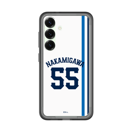 スリムプロテクションプレミアムケース［ 埼玉西武ライオンズ- #55 NAKAMIGAWA - ホーム ］