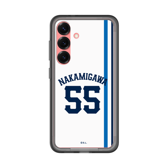 スリムプロテクションプレミアムケース［ 埼玉西武ライオンズ- #55 NAKAMIGAWA - ホーム ］