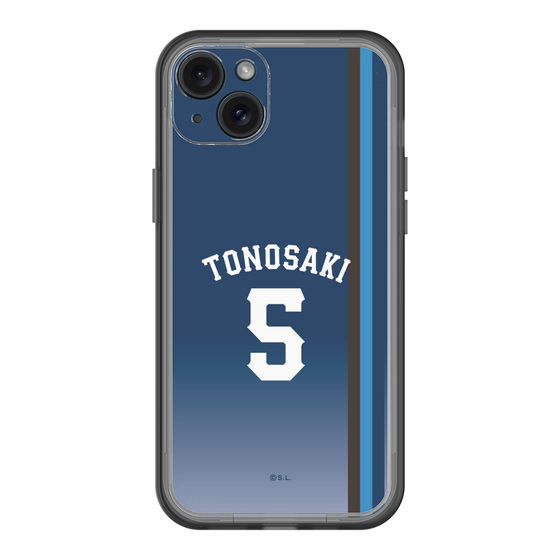 スリムプロテクションプレミアムケース［ 埼玉西武ライオンズ- #5 TONOSAKI - ビジター ］