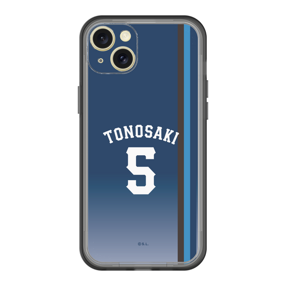 スリムプロテクションプレミアムケース［ 埼玉西武ライオンズ- #5 TONOSAKI - ビジター ］