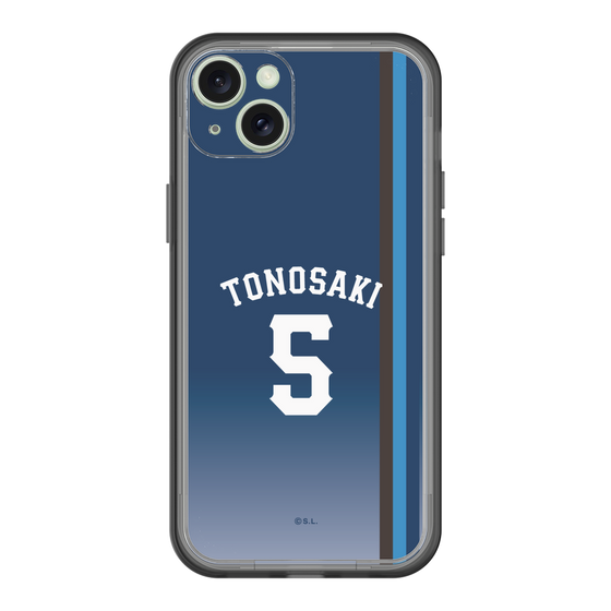 スリムプロテクションプレミアムケース［ 埼玉西武ライオンズ- #5 TONOSAKI - ビジター ］