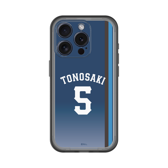 スリムプロテクションプレミアムケース［ 埼玉西武ライオンズ- #5 TONOSAKI - ビジター ］