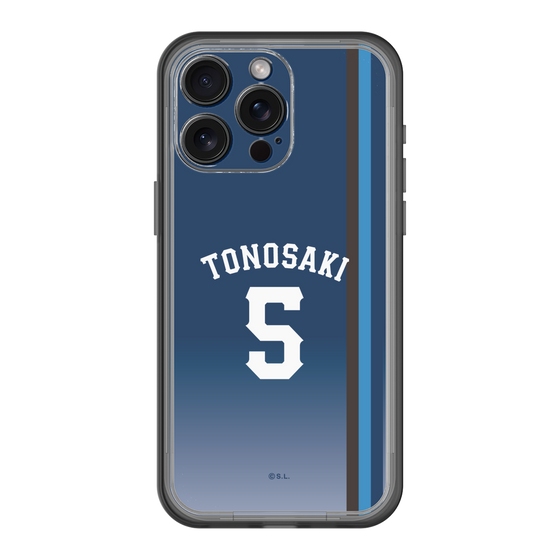 スリムプロテクションプレミアムケース［ 埼玉西武ライオンズ- #5 TONOSAKI - ビジター ］