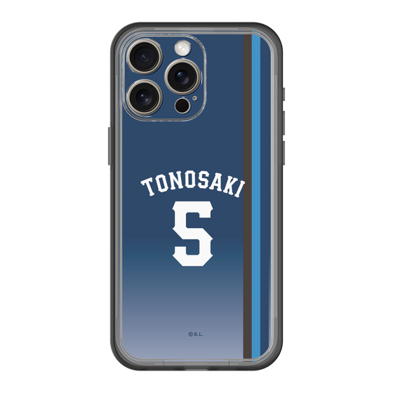 スリムプロテクションプレミアムケース［ 埼玉西武ライオンズ- #5 TONOSAKI - ビジター ］