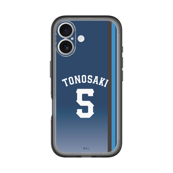 スリムプロテクションプレミアムケース［ 埼玉西武ライオンズ- #5 TONOSAKI - ビジター ］