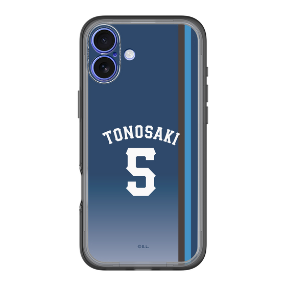 スリムプロテクションプレミアムケース［ 埼玉西武ライオンズ- #5 TONOSAKI - ビジター ］
