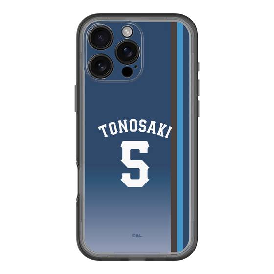 スリムプロテクションプレミアムケース［ 埼玉西武ライオンズ- #5 TONOSAKI - ビジター ］