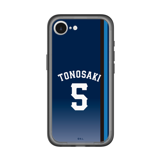 スリムプロテクションプレミアムケース［ 埼玉西武ライオンズ- #5 TONOSAKI - ビジター ］