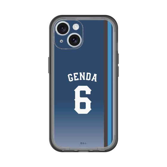 スリムプロテクションプレミアムケース［ 埼玉西武ライオンズ- #6 GENDA - ビジター ］