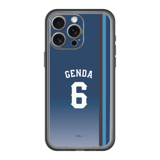 スリムプロテクションプレミアムケース［ 埼玉西武ライオンズ- #6 GENDA - ビジター ］