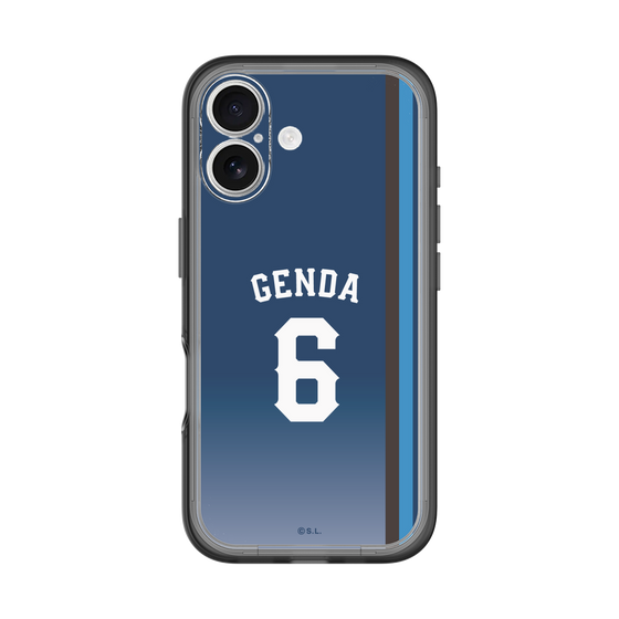 スリムプロテクションプレミアムケース［ 埼玉西武ライオンズ- #6 GENDA - ビジター ］