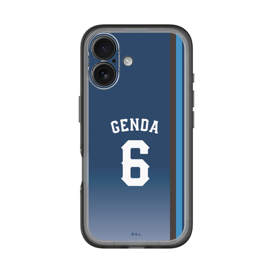 スリムプロテクションプレミアムケース［ 埼玉西武ライオンズ- #6 GENDA - ビジター ］