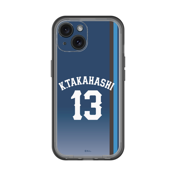 スリムプロテクションプレミアムケース［ 埼玉西武ライオンズ- #13 TAKAHASHI - ビジター ］