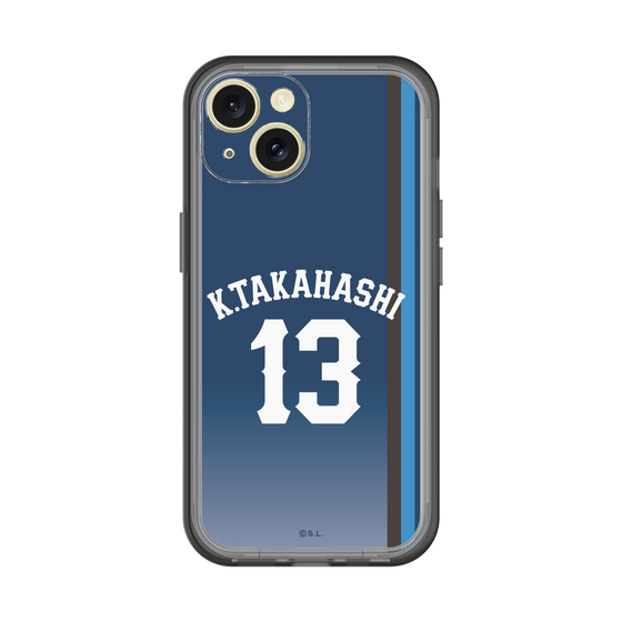 スリムプロテクションプレミアムケース［ 埼玉西武ライオンズ- #13 TAKAHASHI - ビジター ］