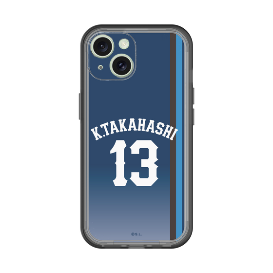スリムプロテクションプレミアムケース［ 埼玉西武ライオンズ- #13 TAKAHASHI - ビジター ］