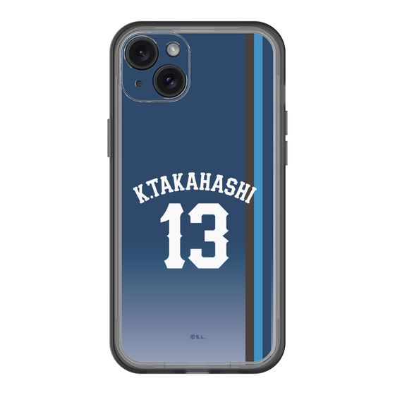 スリムプロテクションプレミアムケース［ 埼玉西武ライオンズ- #13 TAKAHASHI - ビジター ］