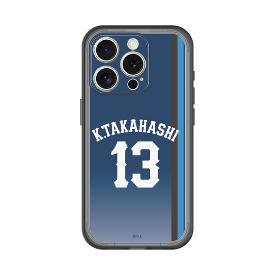 スリムプロテクションプレミアムケース［ 埼玉西武ライオンズ- #13 TAKAHASHI - ビジター ］
